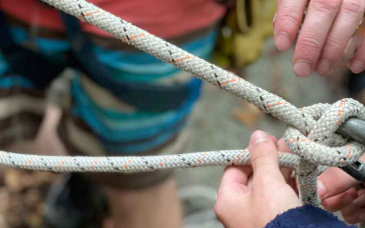 rock climbing outdoor leadership course for adults